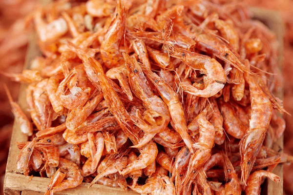 Crayfish and Dried Fish